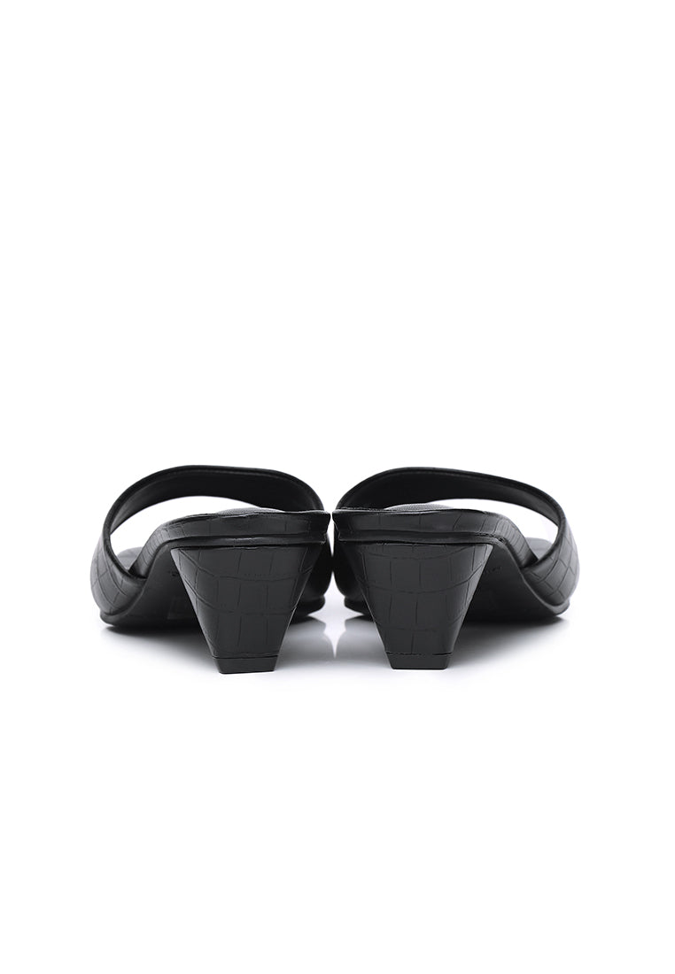 Millie Slip On Heels (Black)