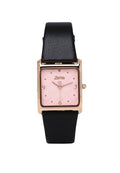 Barbie Dolled Up  Rose Gold Leather Analog Watch (Black)