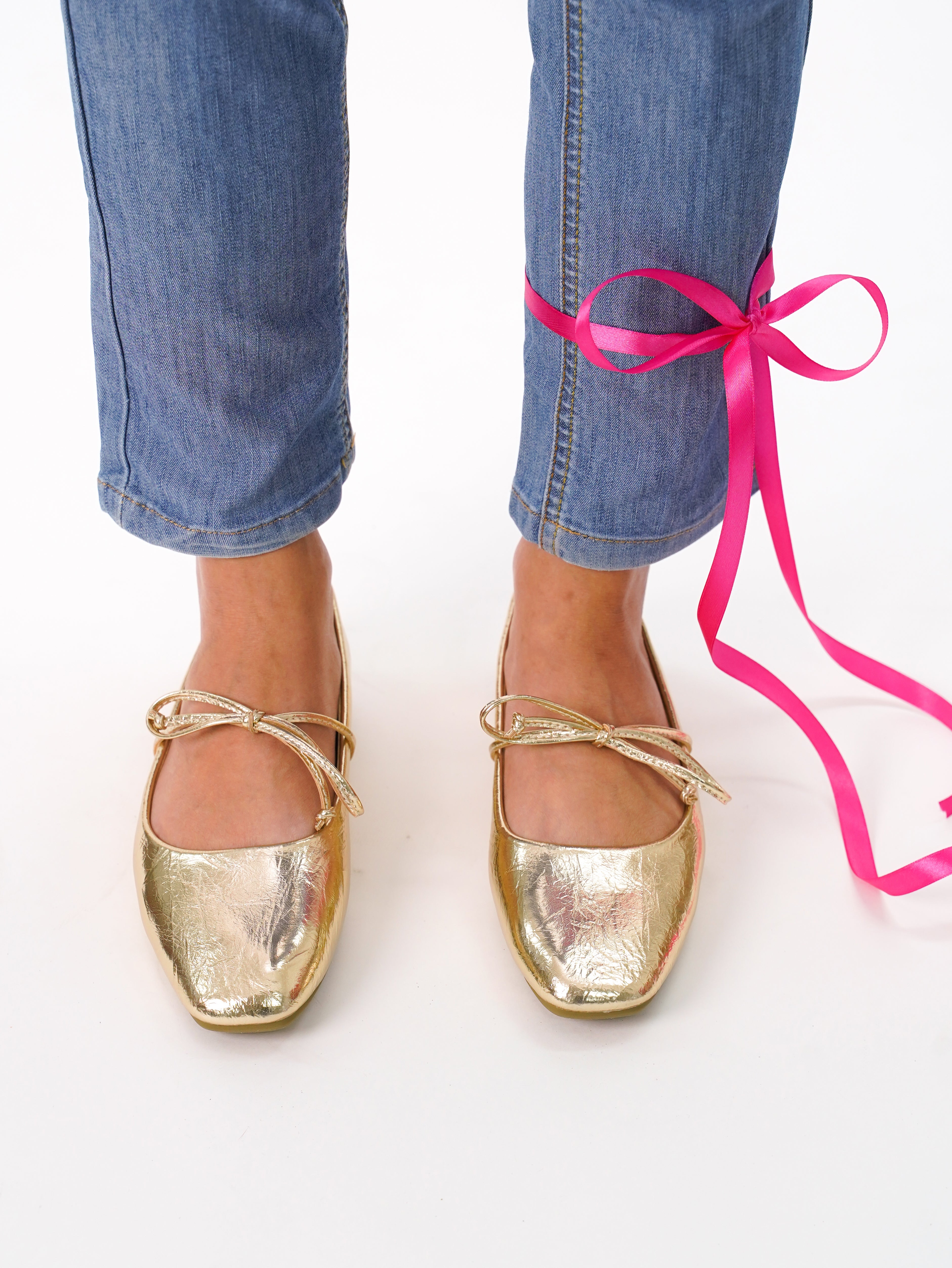 Amelia Ballerina & Flats (Gold)