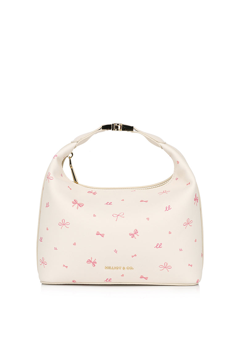 Riri in Love Belt Buckle Hobo Bag (Beige)