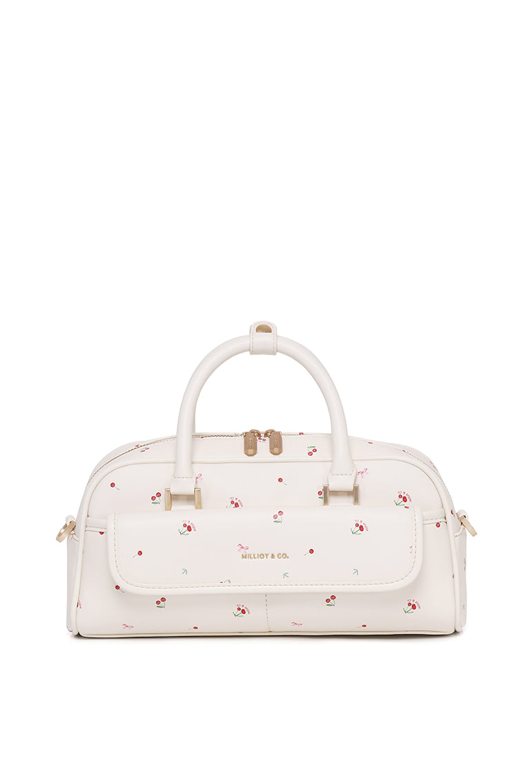 Cherie Knot The Ordine Top Handle Bag (Cornsilk)