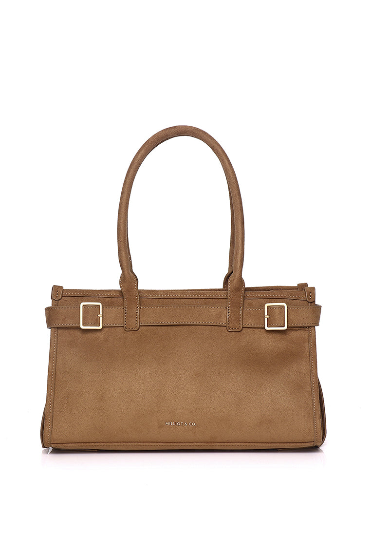 Jordyn Top Handle Bag (Brown)