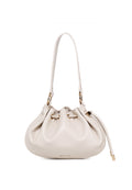 Harriet Petite Drawstring Bucket Bag (Beige)