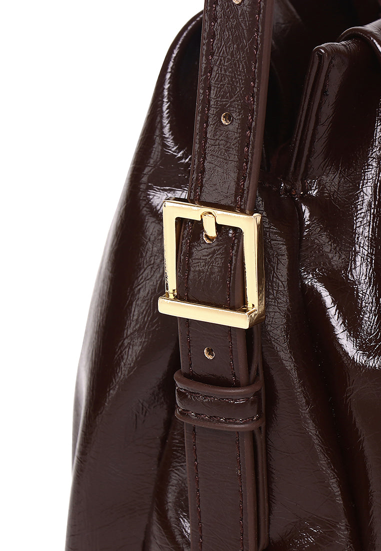 Donna Top Handle Bag  (Espresso)