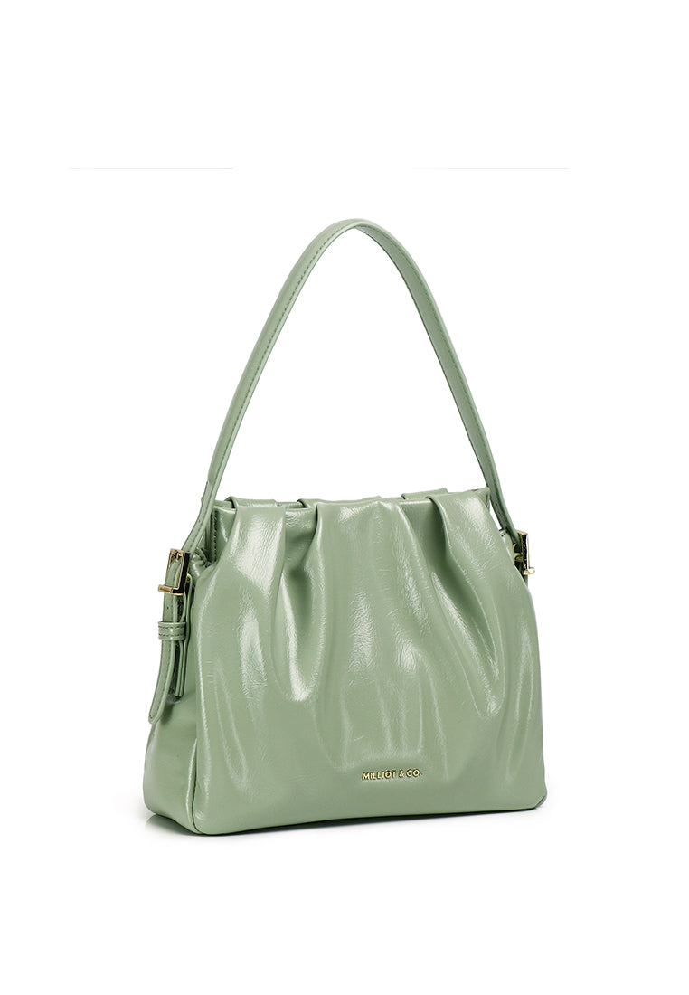 Donna Top Handle Bag  (Light Green)