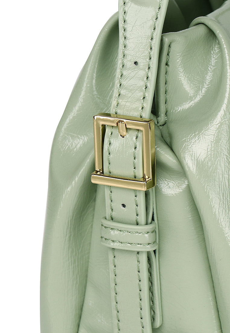Donna Top Handle Bag  (Light Green)