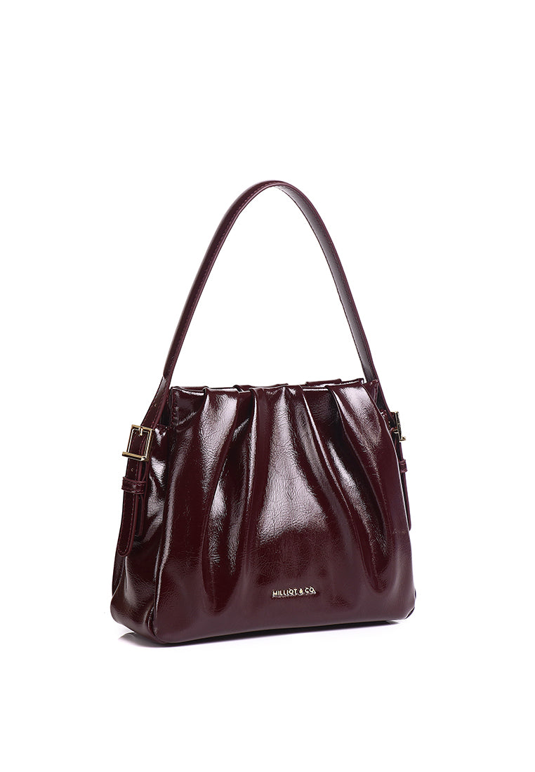 Donna Top Handle Bag  (Maroon)