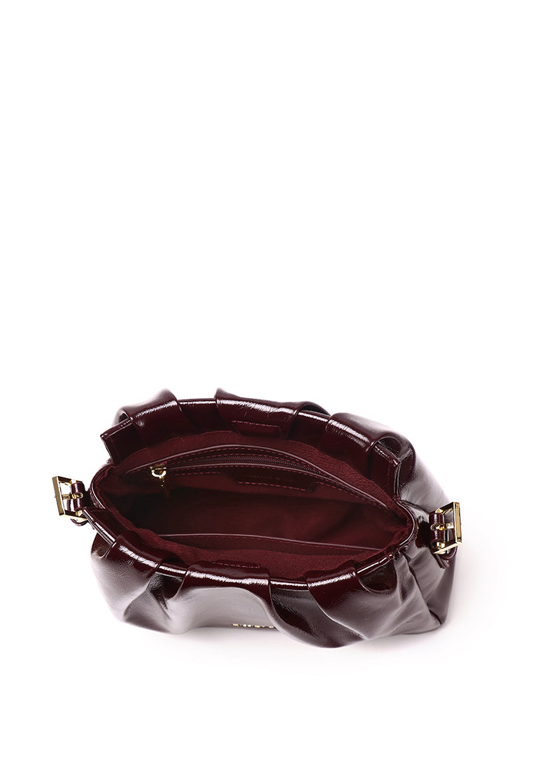 Donna Top Handle Bag  (Maroon)