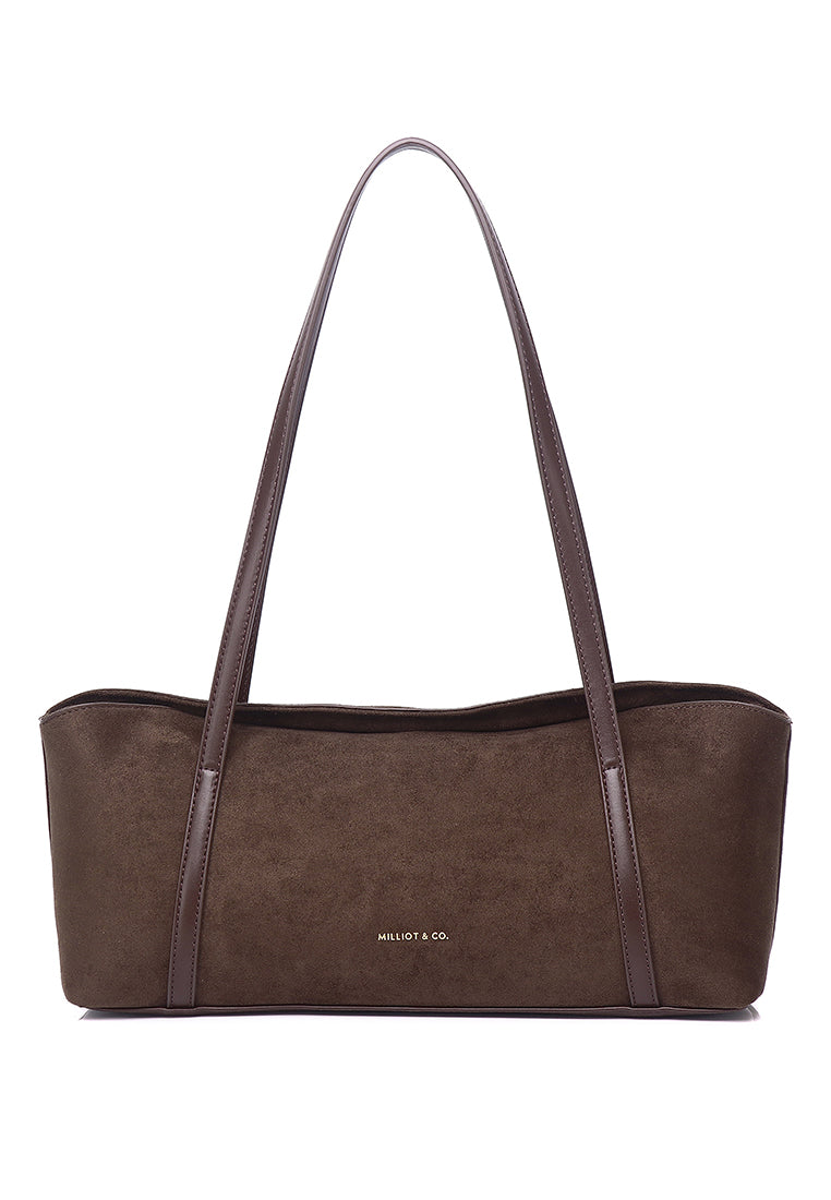 Urban Plush Shoulder Bag (Coffee)