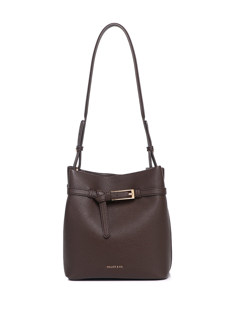 Giselle Bucket Bag (Espresso)