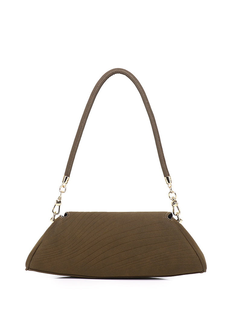 Hattie Flap Shoulder Bag (Coffee)
