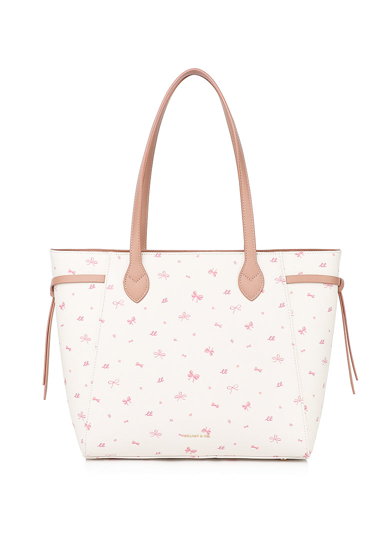 Tie A Ribbon Tote Bag (Pink)