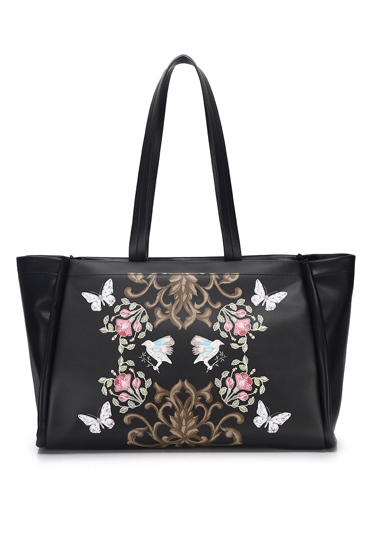 Rayna Slouchy Tote Bag (Black)