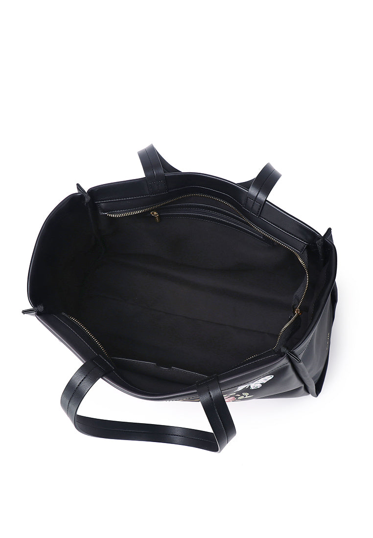 Rayna Slouchy Tote Bag (Black)