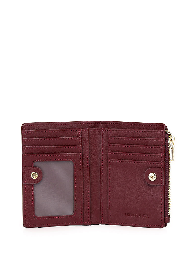 Candy Pop Top Zip Mini Wallet Wallet (Maroon)