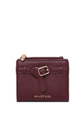 Grace Bifold Short Wallet (Maroon)