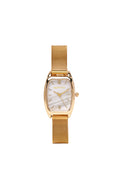 Amanda Stainless Steel Mesh Strap Watch (Gold)