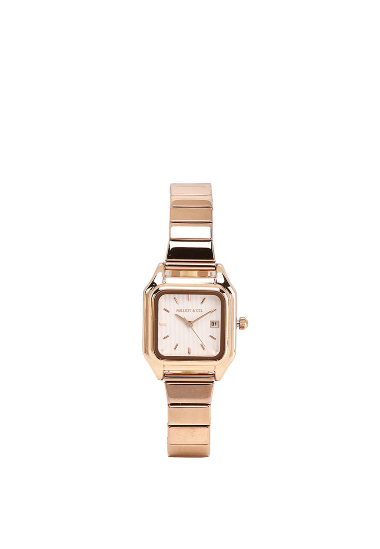Kaytie Rose Gold Stainless Steel Analog Watches (Salmon)