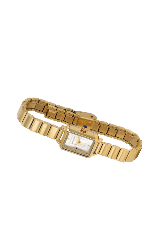 Betty Gold Stainless Steel Analog Watches (Gold)