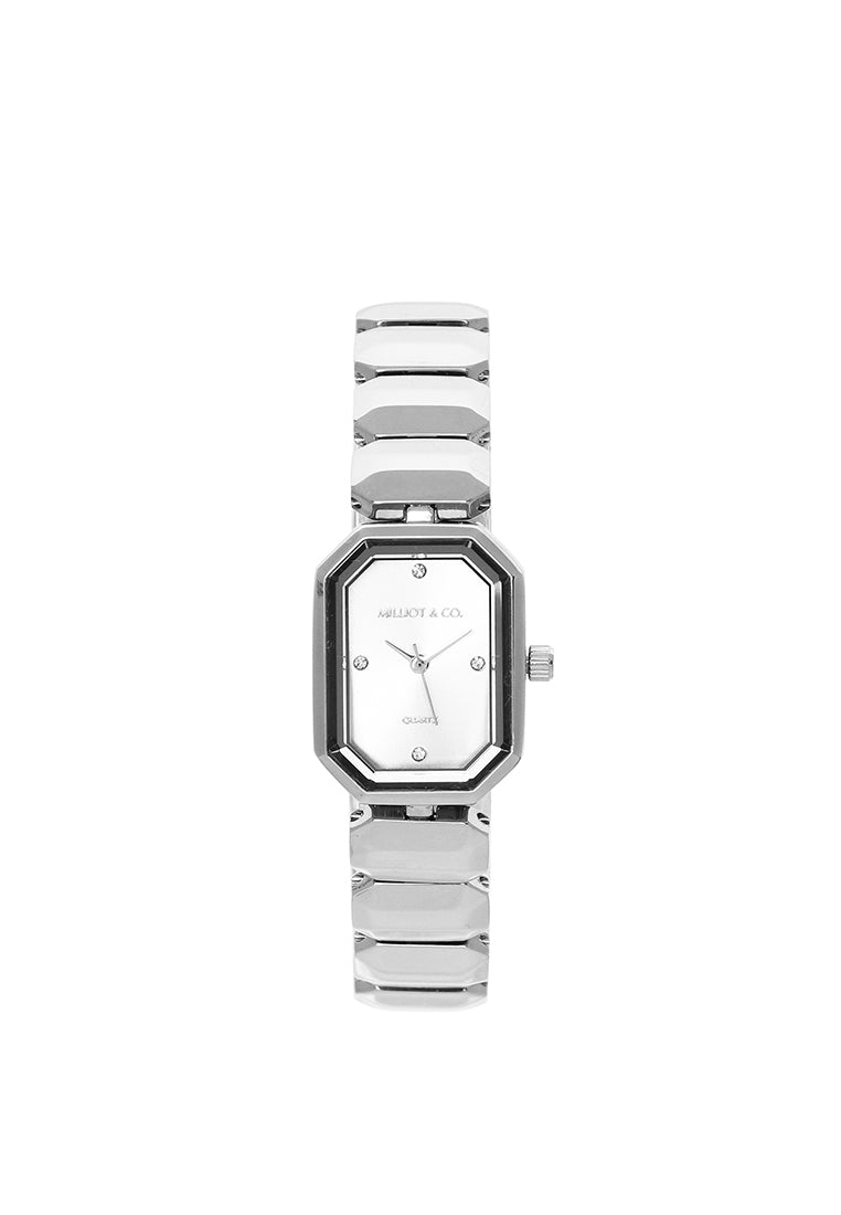 Maya Stainless Steel Bracelet Watch (Silver)