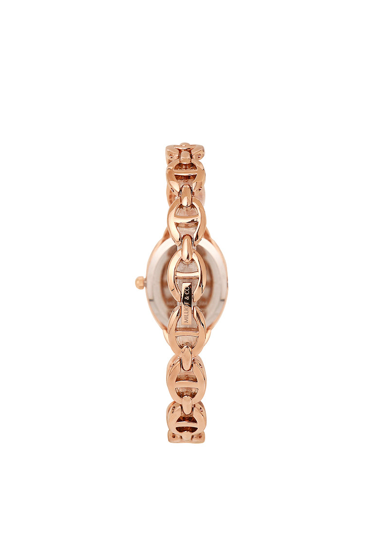 Ruby Classic Bracelet Analog  Watch (Rose Gold)