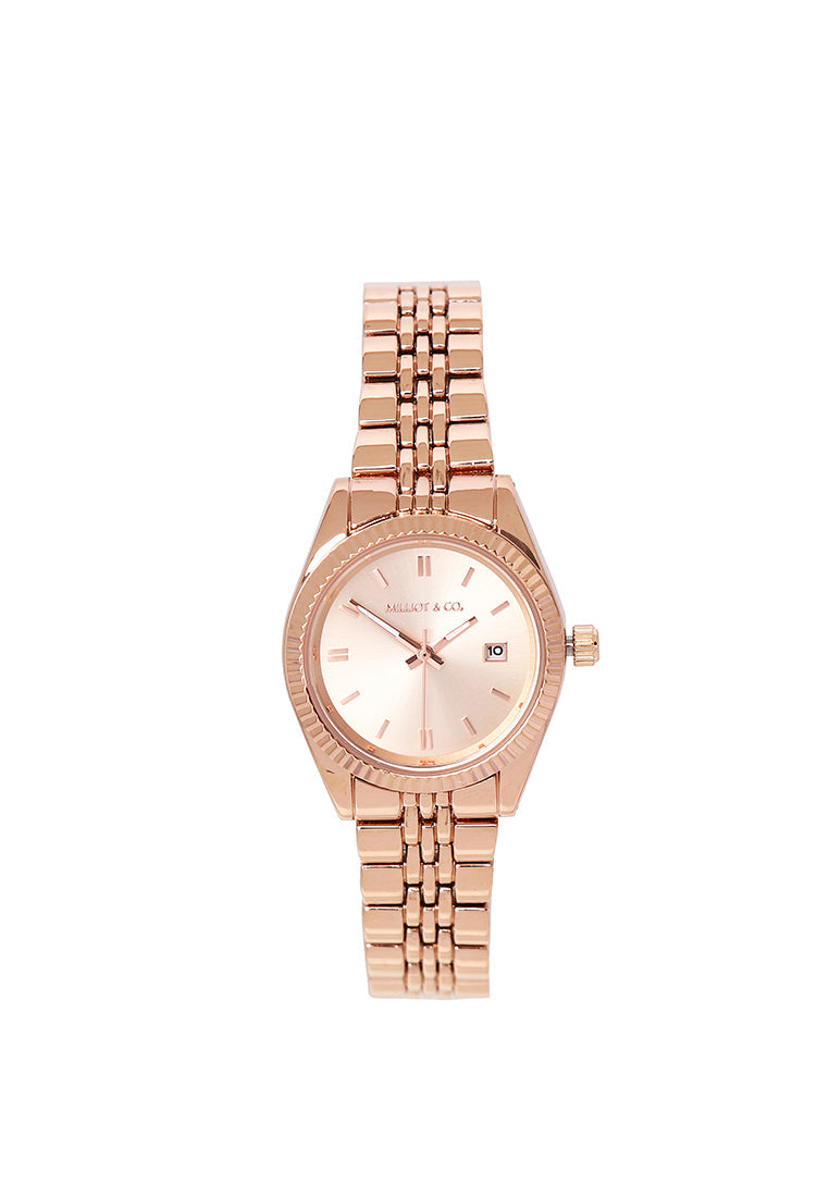 Darcy Metal Strap Analog Watch (Rose Gold)