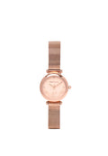 Cece Fleur Analog Mesh Strap Watch (Rose Gold)