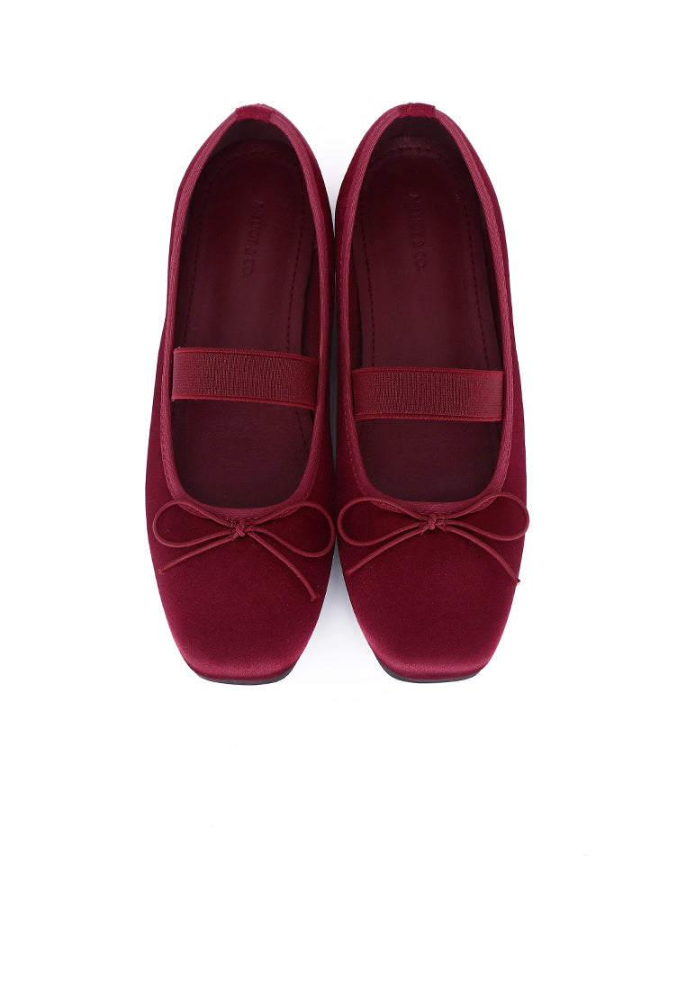 Celeste Flats & Ballerina (Maroon)