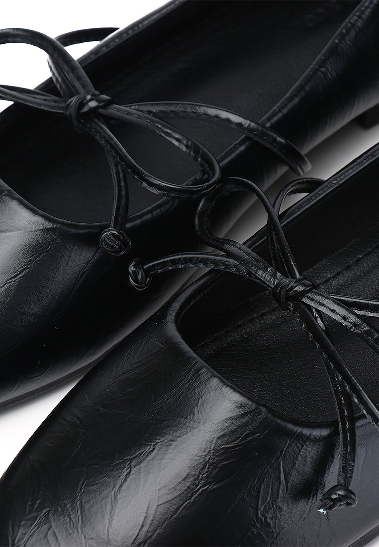 Amelia Ballerina & Flats (Black)