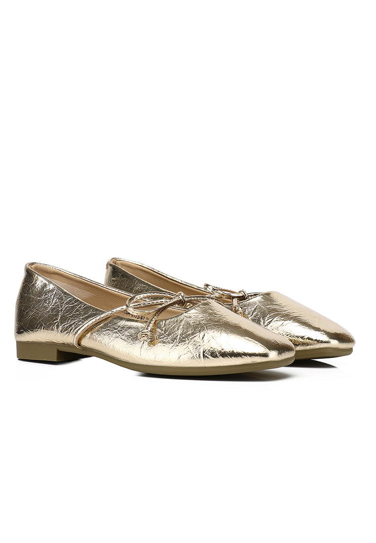 Amelia Ballerina & Flats (Gold)