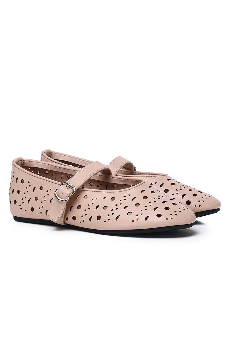 Harper Ballerina & Flats (Nude)