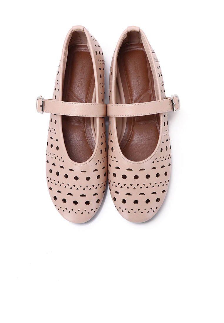 Harper Ballerina & Flats (Nude)