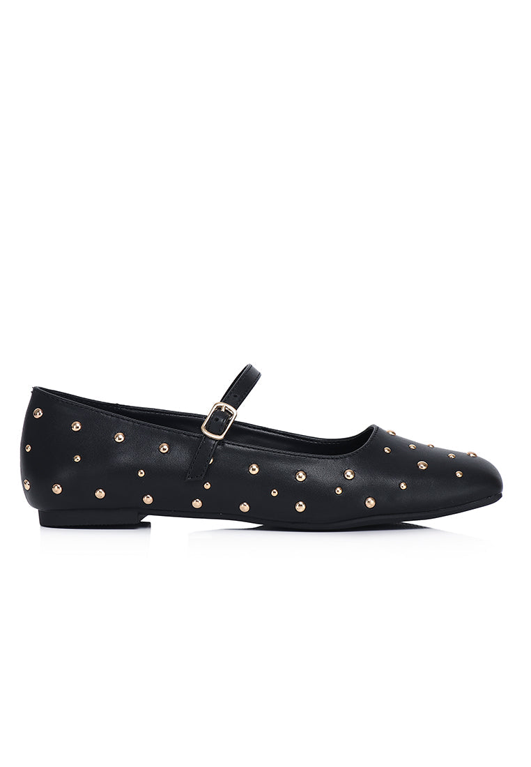 Lyla Ballerina & Flats With Stub (Black)