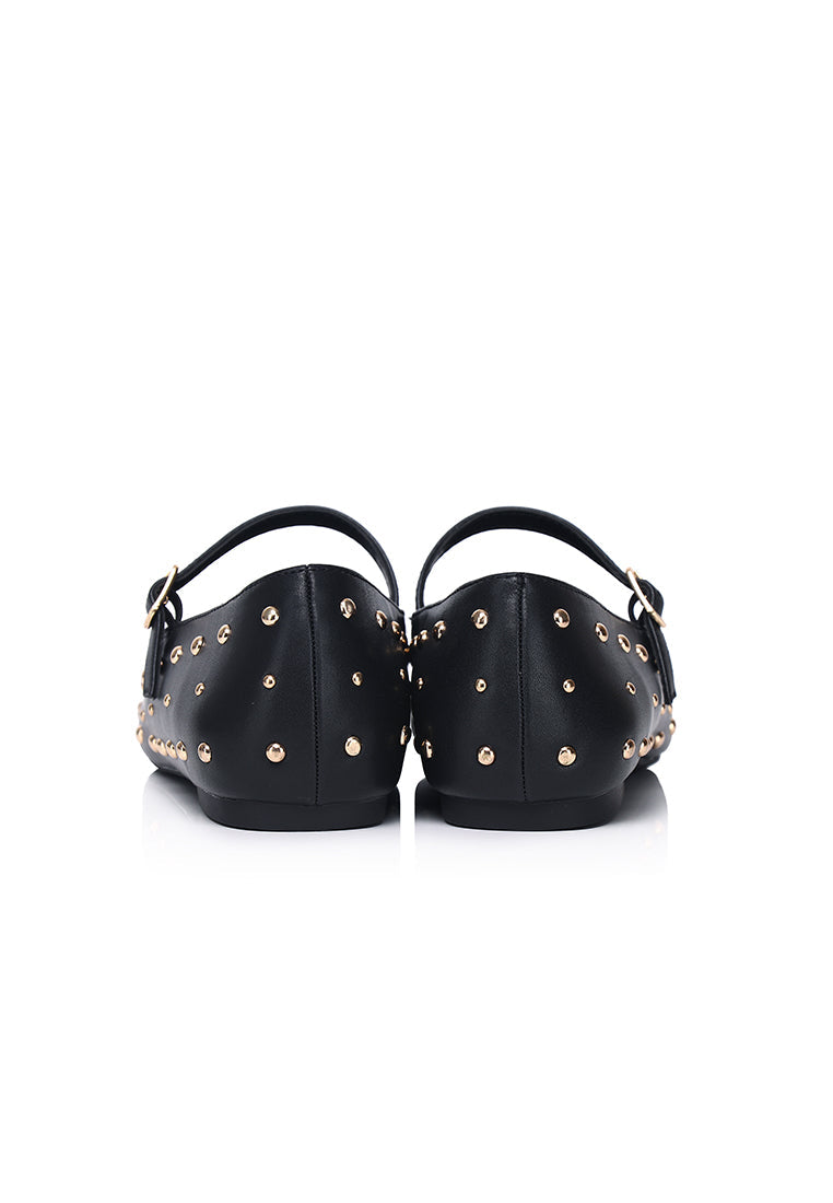 Lyla Ballerina & Flats With Stub (Black)