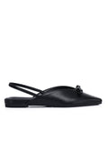 Aubrey Ballerina & Flats With Bow (Black)