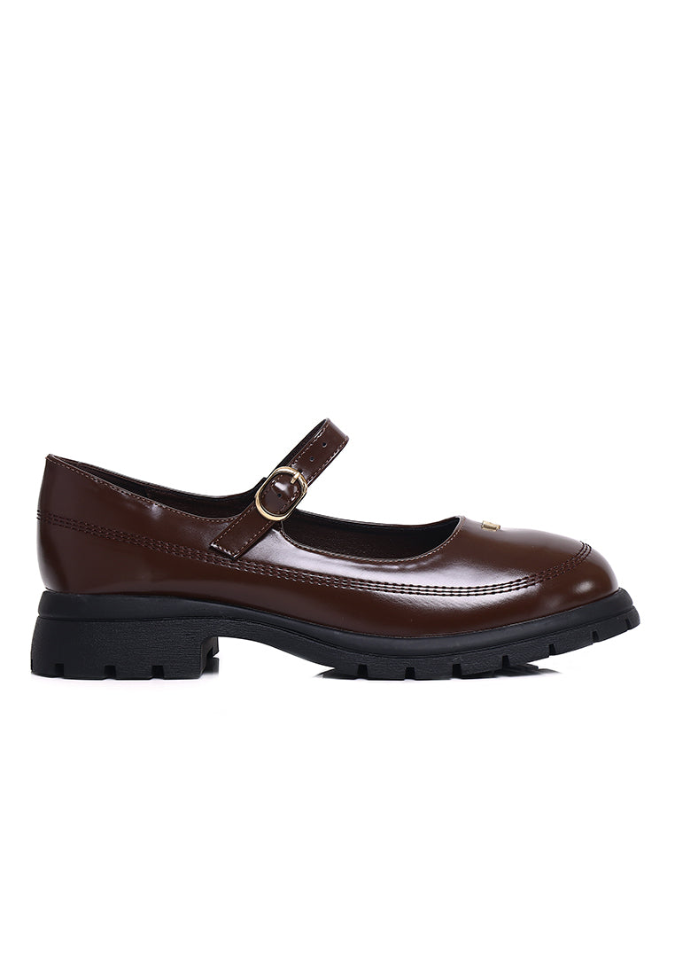 Adoy Mary Janes Ballerina & Flats (Brown)