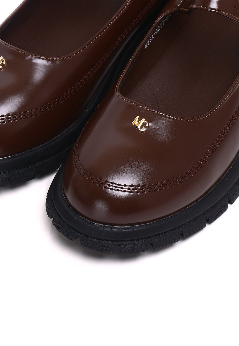 Adoy Mary Janes Ballerina & Flats (Brown)