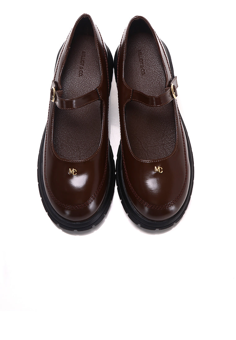 Adoy Mary Janes Ballerina & Flats (Brown)