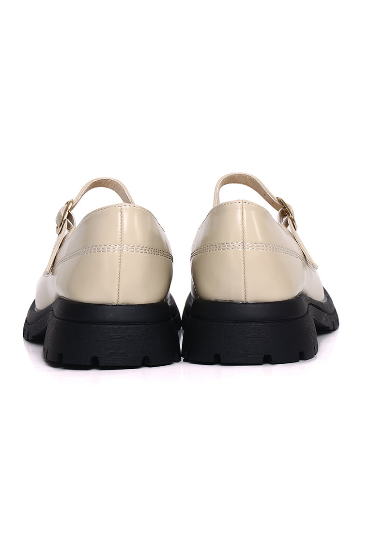 Adoy Mary Janes Ballerina & Flats (White)