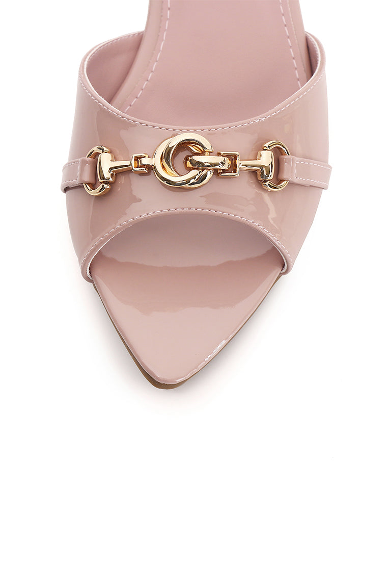 Beatrice Knot Slip Ons Ballerina & Flats (Pink)