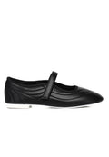 Odelia Padded Mary Janes Flats (Black)