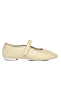 Odelia Padded Mary Janes Flats (Light Yellow)