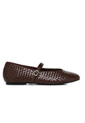 Maya Braided Mary Janes Flats & Ballerina (Espresso)