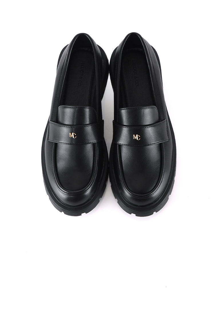 Aliana Platform Loafers (Black)