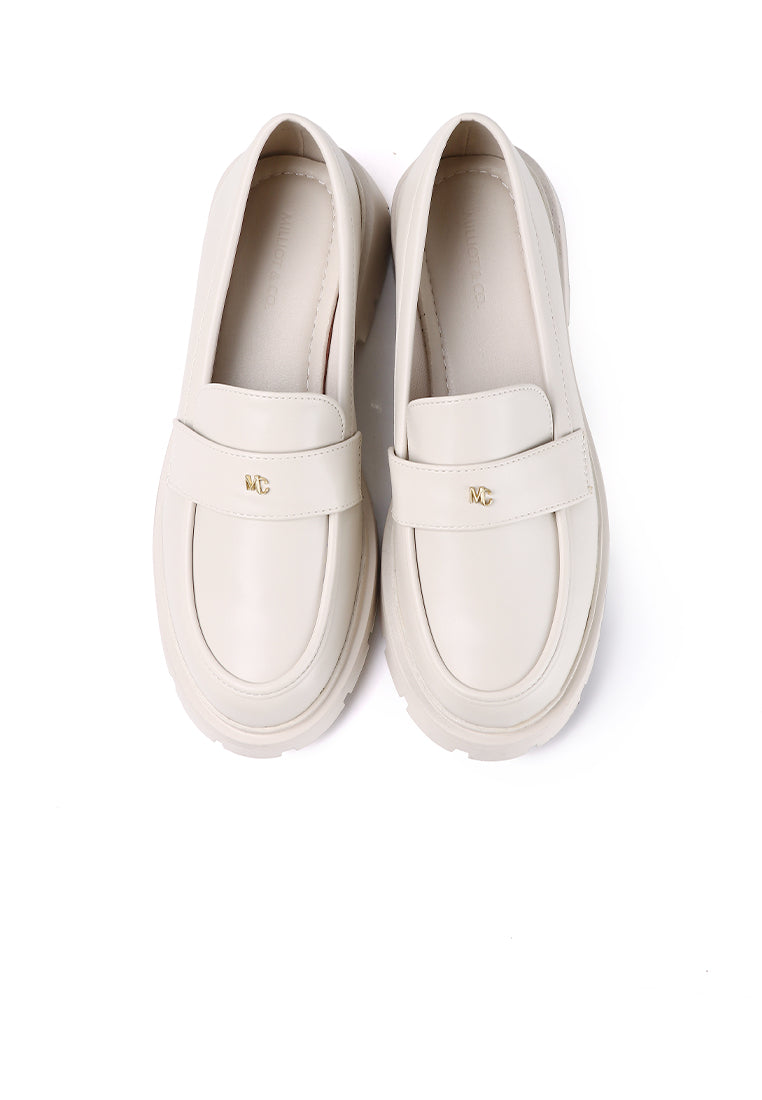 Aliana Platform Loafers (Almond)