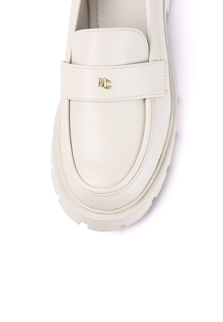 Aliana Platform Loafers (Almond)