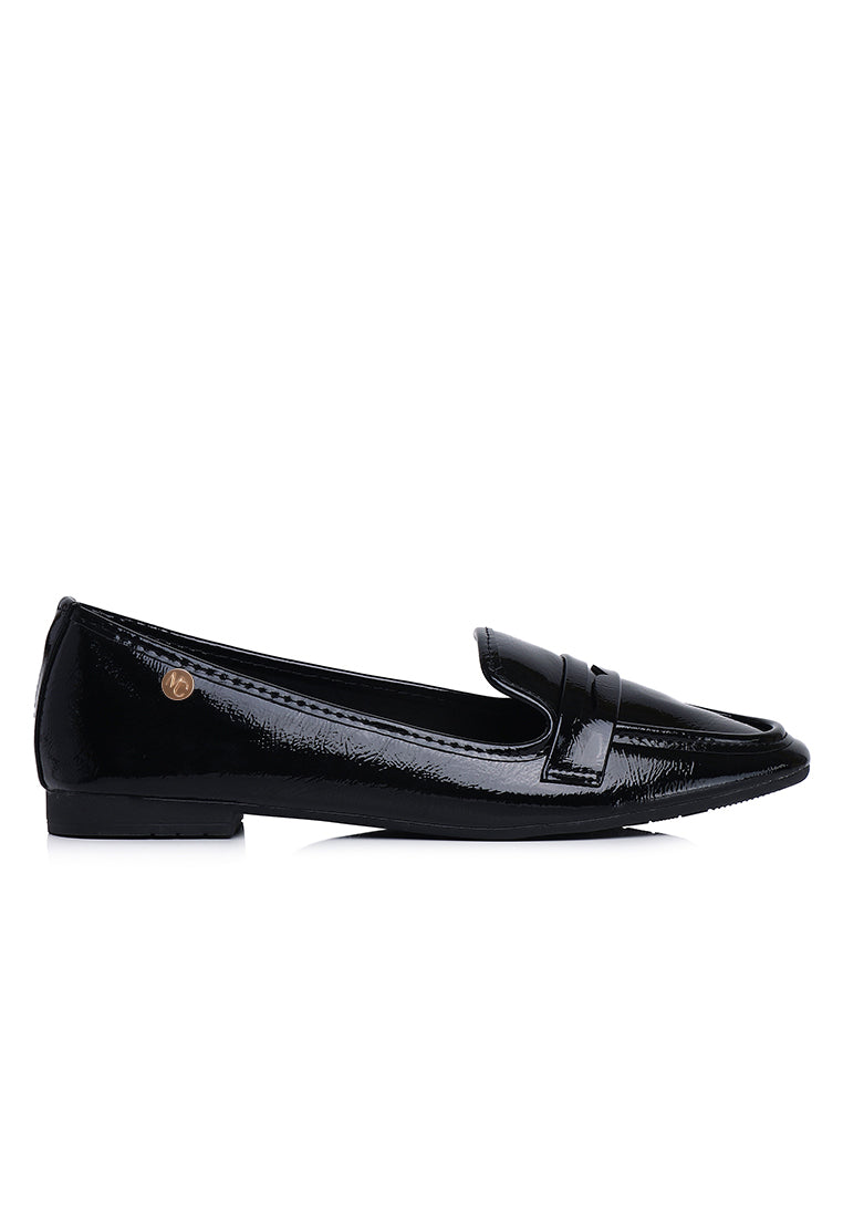 Addison Patent Casual Loafers (Black)