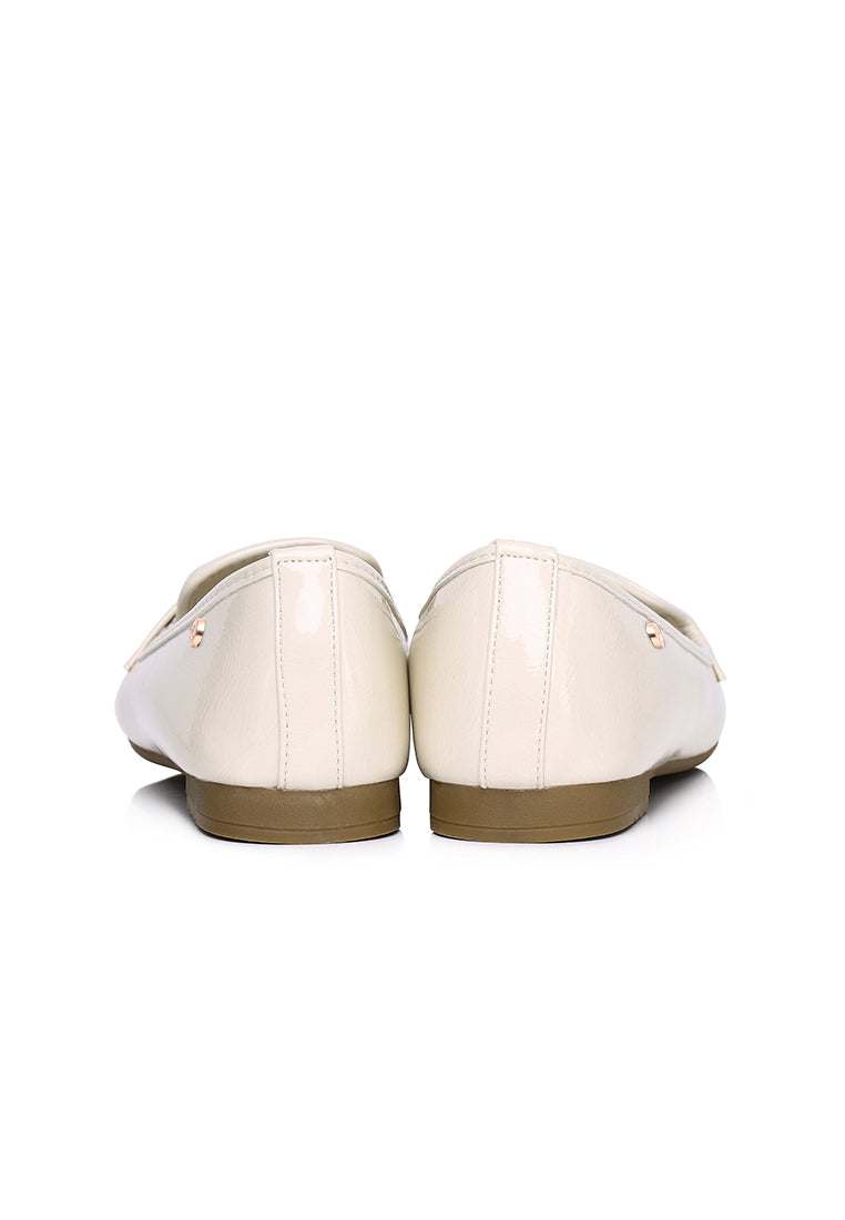 Addison Patent Casual Loafers (White)