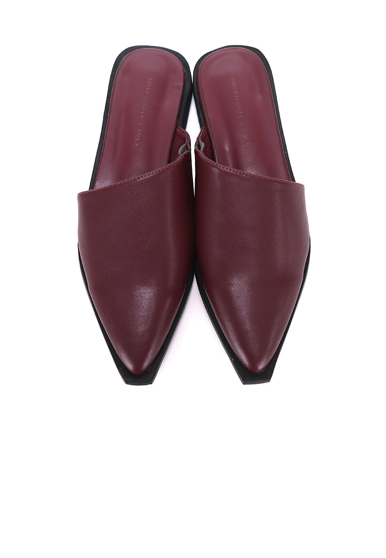 Aira Slip On Sandals (Maroon)