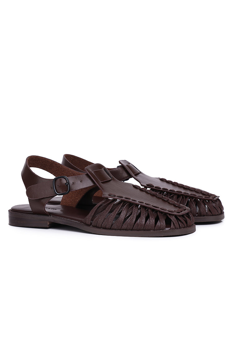 Hazel Fisherman Sandals (Espresso)